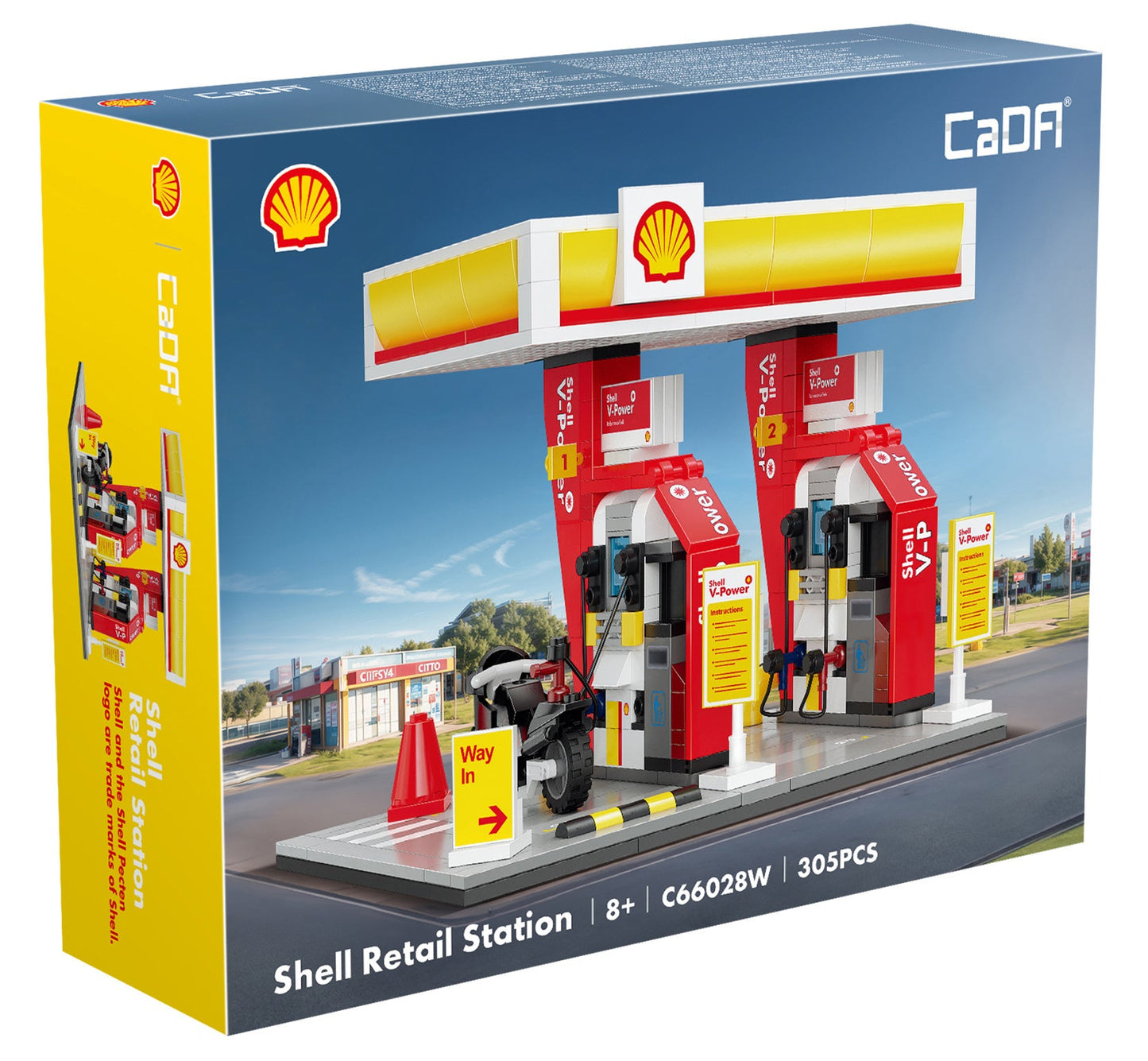 C66028W Shell Retail Station - 305 pcs