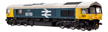 Class 66 789 GBRF 'British Rail 1948-1997' BR Blue Large Logo Diesel Locomotive - DCC Fitted