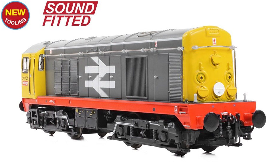 371-039ASF Class 20/0 Disc Headcode 20104 BR Railfreight (Red Stripe) Diesel Locomotive - DCC Sound