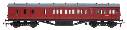 57ft Stanier Non-Corridor Brake M25270M BR Lined Maroon