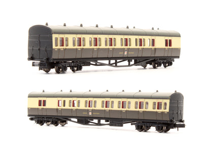 Pre-Owned 2P-003-009 B Set Coach Twin Pack Great Crest Western Chocolate & Cream