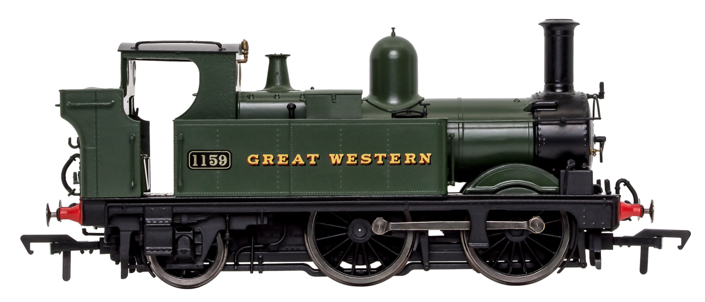 GWR 517 Class 0-4-2 1159 G.W. Green 'Great Western' Steam Locomotive - DCC Fitted