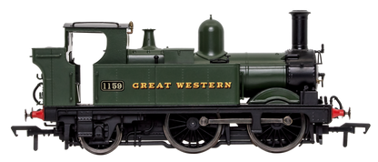 GWR 517 Class 0-4-2 1159 G.W. Green 'Great Western' Steam Locomotive - DCC Fitted