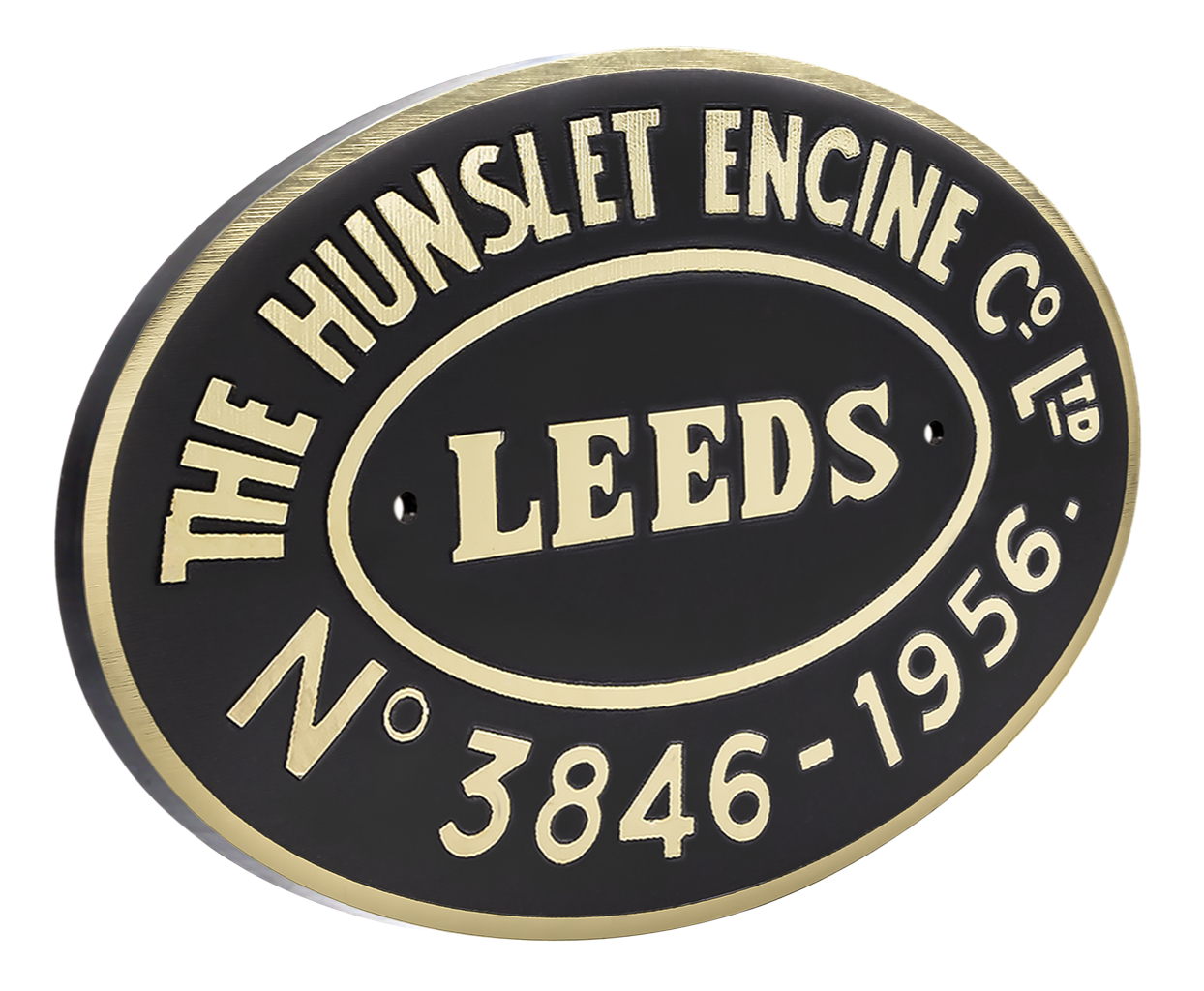 Hunslet Worksplate Full Size Replica - 3846 United Steel No 22