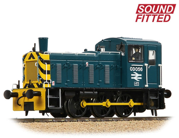 Class 03 03056 BR Blue Diesel Locomotive - DCC Sound