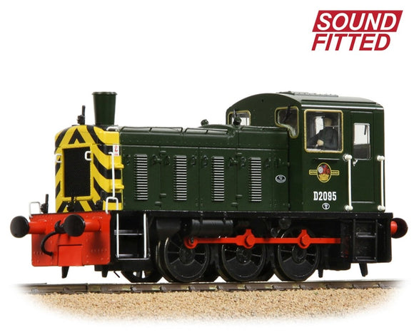 Class 03 D2095 BR Green (Wasp Stripes) Diesel Locomotive - DCC Sound