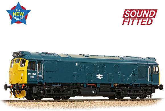 Class 25/1 25057 BR Blue Diesel Locomotive - DCC Sound