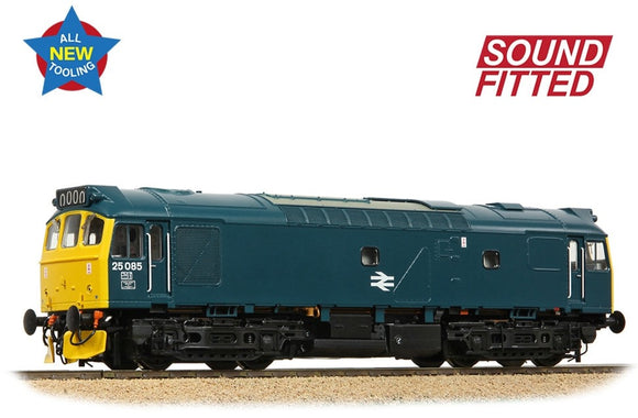 Class 25/2 25085 BR Blue Diesel Locomotive - DCC Sound