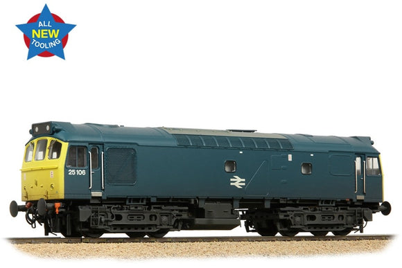 Class 25/2 25106 BR Blue Diesel Locomotive - Weathered