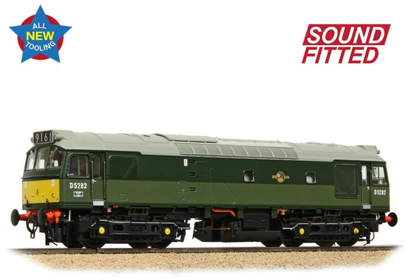 Class 25/2 D5282 in BR Two Tone Green livery with Small Yellow Panel Diesel Locomotive - DCC Sound