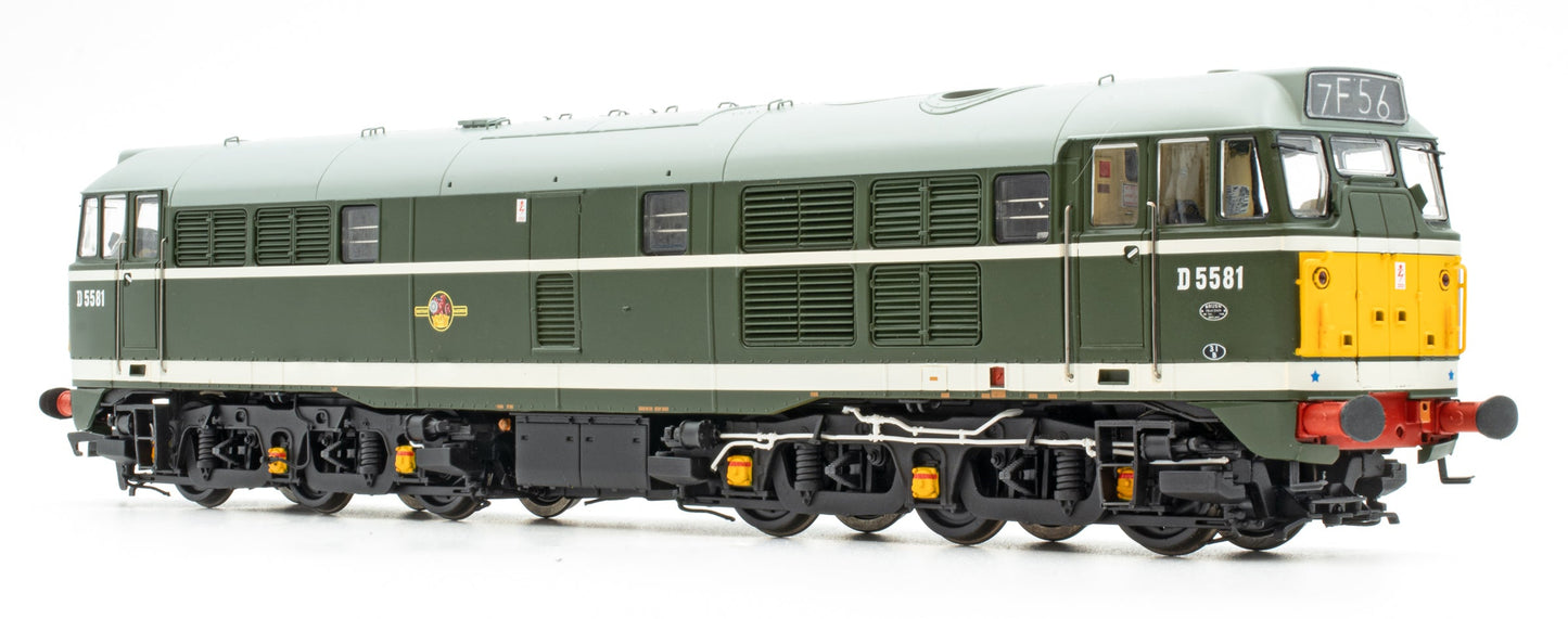 ACC3375 Class 30 D5581 BR Green (with Small Yellow Panels) Diesel Locomotive