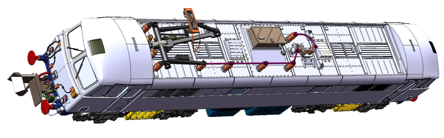 Class 87 87022 DRS Electric Locomotive