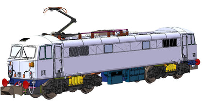 Class 87 Iron Duke 87017 Intercity Swallow Electric Locomotive - DCC Fitted