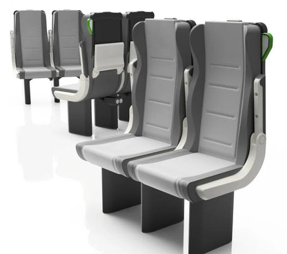 OO Gauge Coach Seating (Pack of 10) - Unpainted