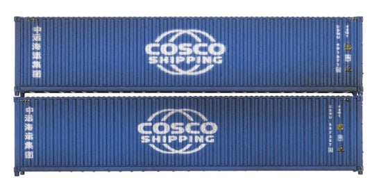 40ft' Container Cosco Shipping 607357 6/401671 0 - Weathered