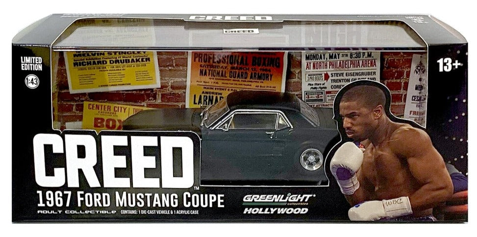 Creed (2015 Movie) 1967 Ford Mustang Coupe - Matt Black