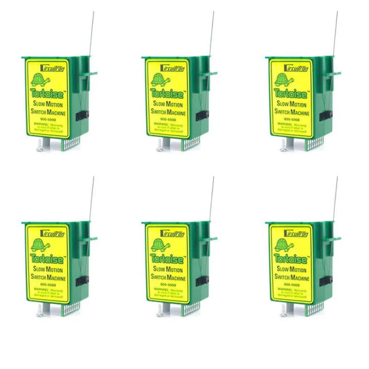 800-6006 TORTOISE Slow Motion Point Motor (6 Pack)