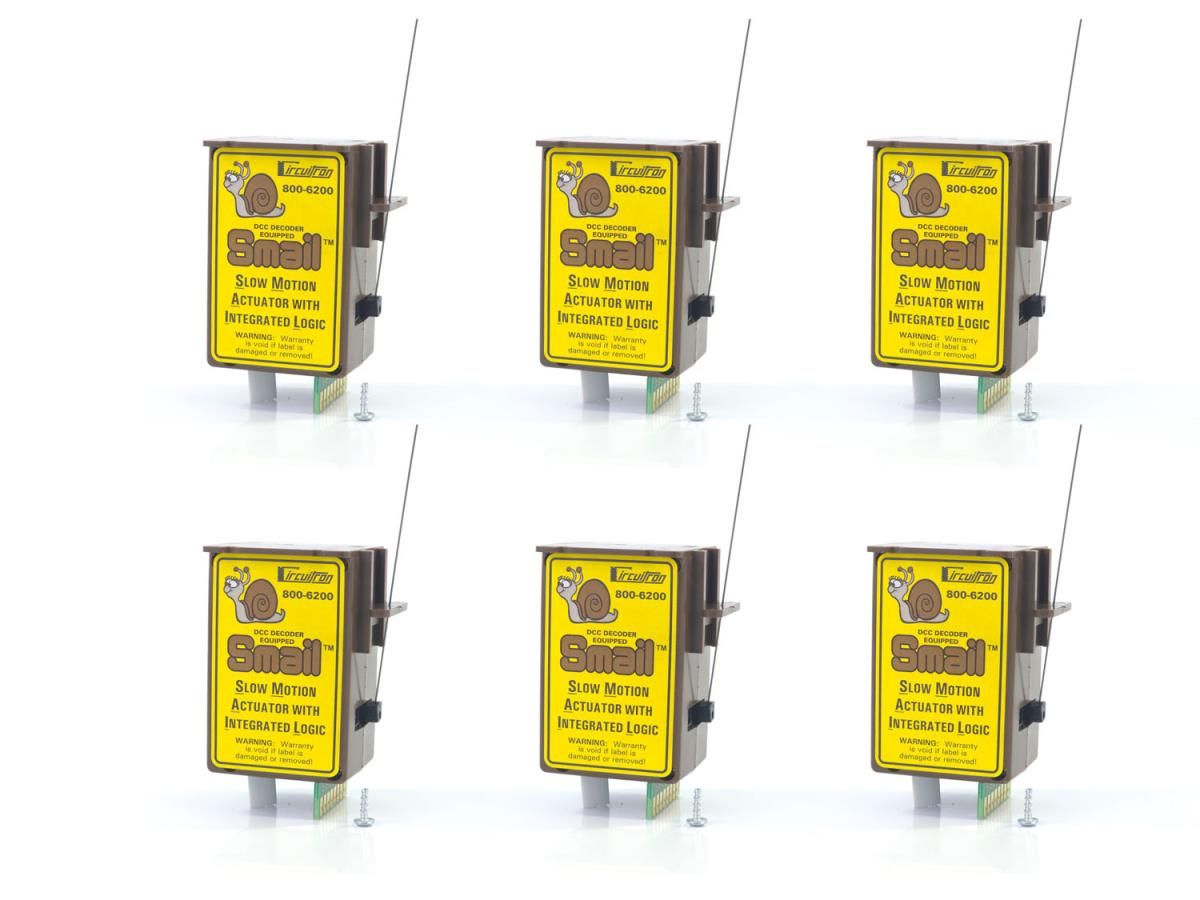 800-6206 SMAIL Slow Motion Actuator w/DCC Logic (6 Pack)