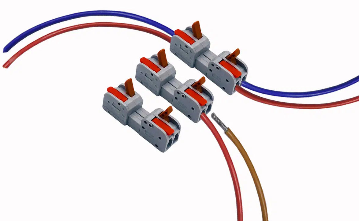 DCW-iLP2.10 Solder-Free 2-Pole 2-piece PLUGGABLE i-Link Connectors (10 pairs)