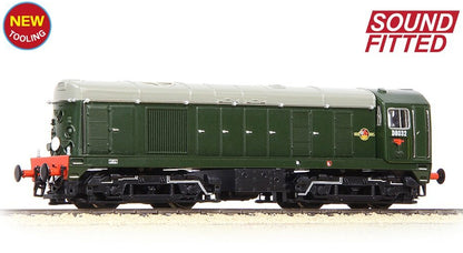 371-030ASF Class 20/0 Disc Headcode & Tablet Catcher D8032 BR Green (Late Crest) Diesel Locomotive - DCC Sound