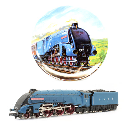 Pre-Owned R649 LNER 4-6-2 A4 'Sir Ronald Matthews' 1 Steam Locomotive Limited Edition With Royal Doulton Plate