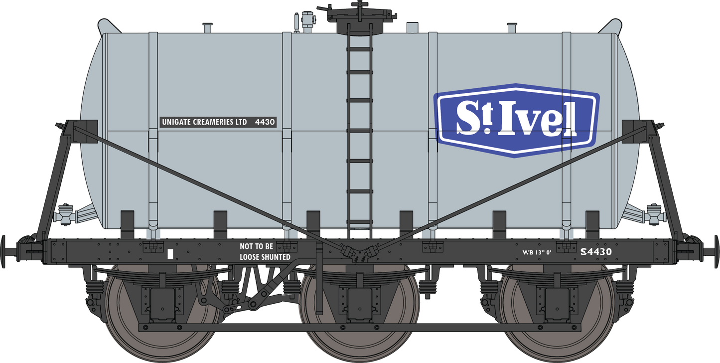 2F-031-029 6 Wheel Milk Tanker St Ivel/Unigate Creameries S4430
