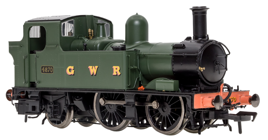 4S-006-004D 48XX Class 0-4-2 4870 Green GWR Steam Locomotive - DCC Fitted
