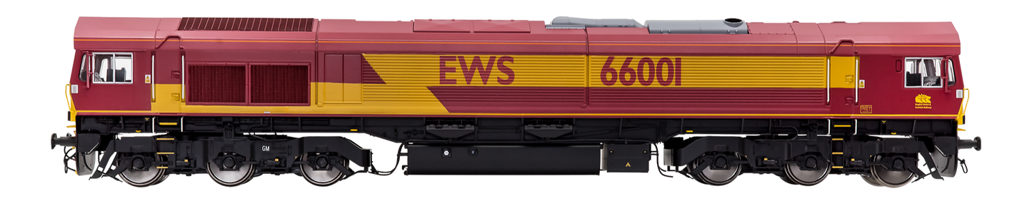 Class 66 001 EWS Livery Diesel Locomotive