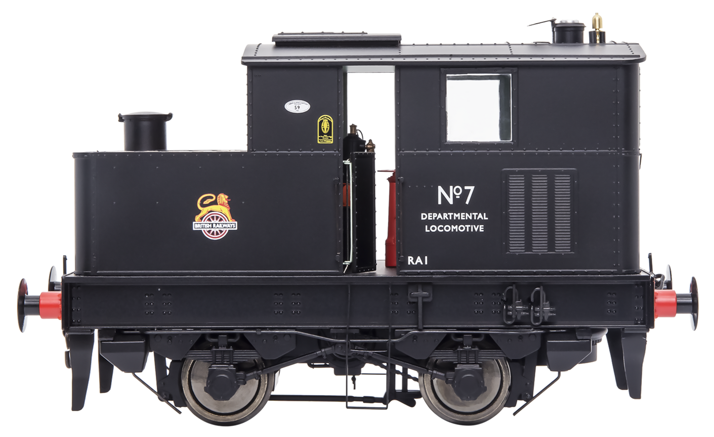 Sentinel Y1/Y3 BR Early Crest Departmental No 7 Steam Locomotive - DCC Sound