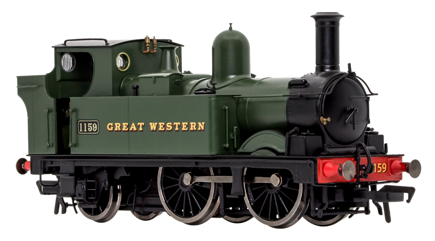 GWR 517 Class 0-4-2 1159 G.W. Green 'Great Western' Steam Locomotive - DCC Fitted