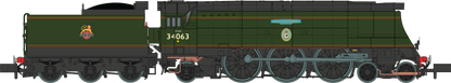 Battle of Britain ‘229 Squadron’ 34063 BR Green Early Crest - DCC Sound Fitted