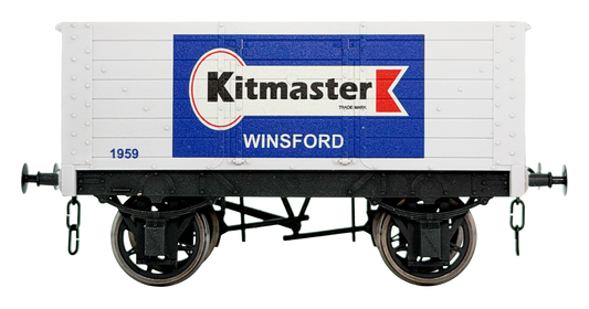 7F-072-010W 7 Plank 9' Wheelbase 2 Door Dapol Kitmaster Logo - Weathered
