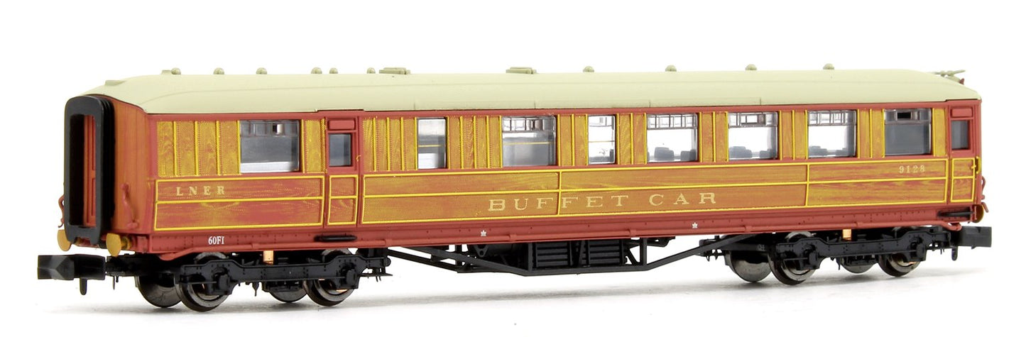 Pre-Owned 2P-011-305 Gresley LNER teak Buffet Coach 9128