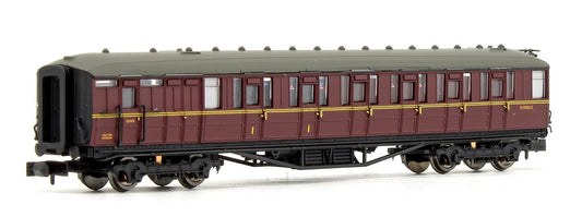 Pre-Owned Gresley BR Maroon Brake Composite E10081E