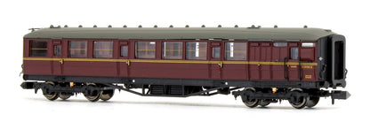 Pre-Owned Gresley BR Maroon Brake Composite E10081E