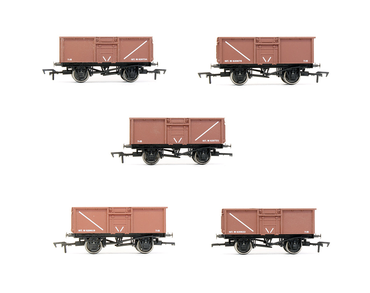 Pre-Owned Set Of 5 BR Bauxite 16T Mineral Wagons