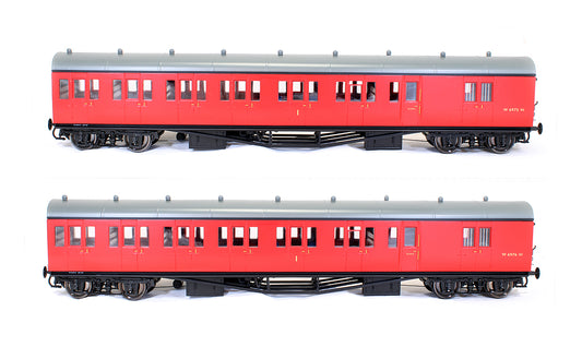 Pre-Owned Suburban B 2 Coach Set BR Bodmin #1 Crimson