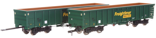 4F-025-017 MJA  Freightliner Heavy Haul Bogie Box Wagon 502007 & 008