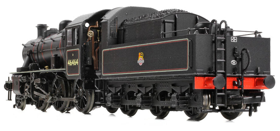 32-832 LMS Ivatt 2MT 46464 BR Lined Black (Early Emblem) Steam Locomotive