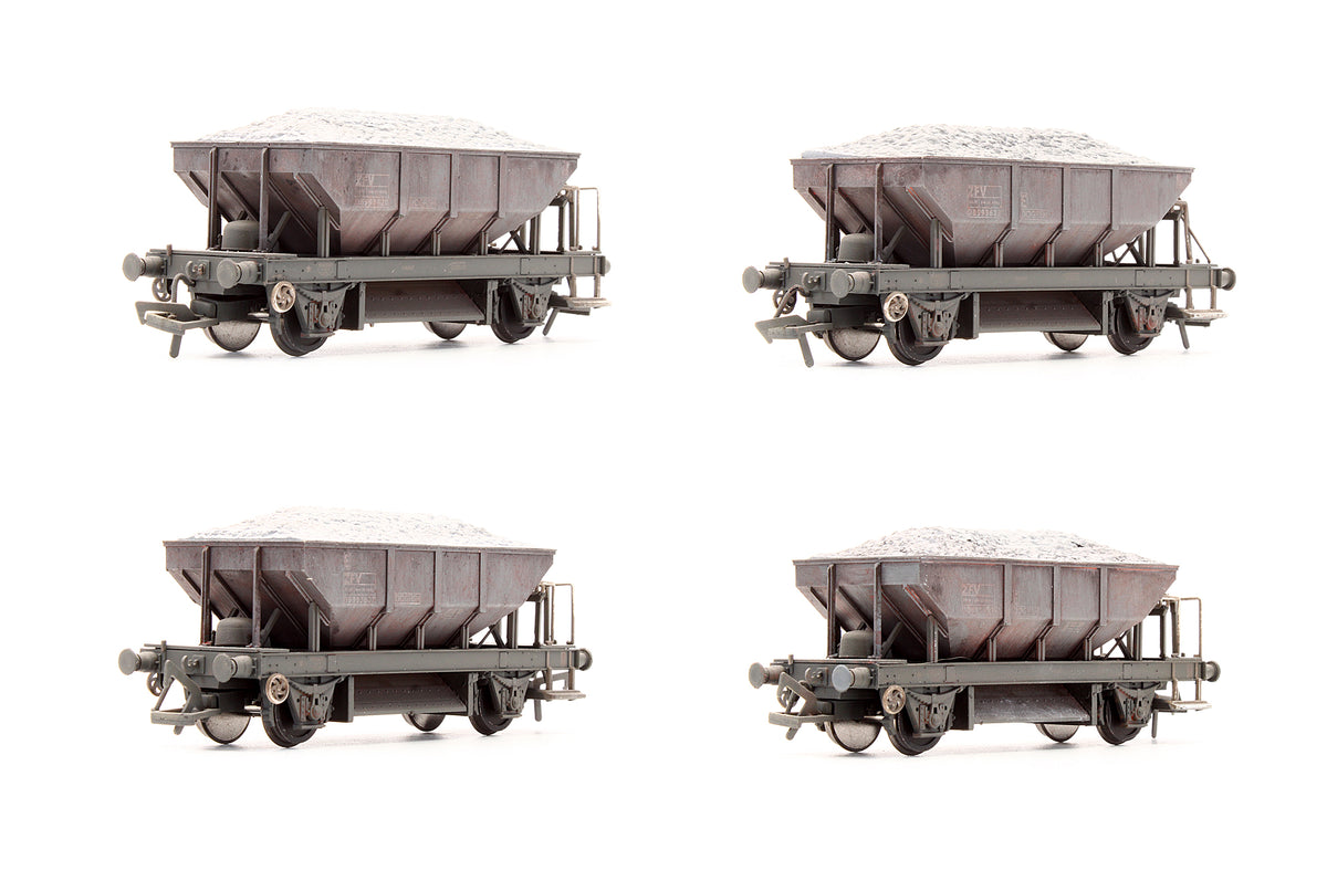 Pre-Owned K4102 Set Of 4  Dogfish Hopper Wagons - Weathered - Exclusive Edition