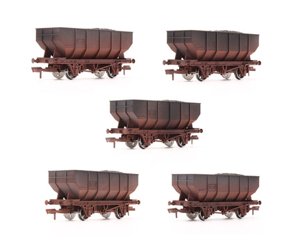 Pre-Owned B1005MHOPW Set Of 5 BR Hopper Wagons - Weathered