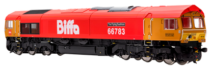Class 66 783 GBRF Biffa 'The Flying Dustman' Diesel Locomotive - DCC Fitted