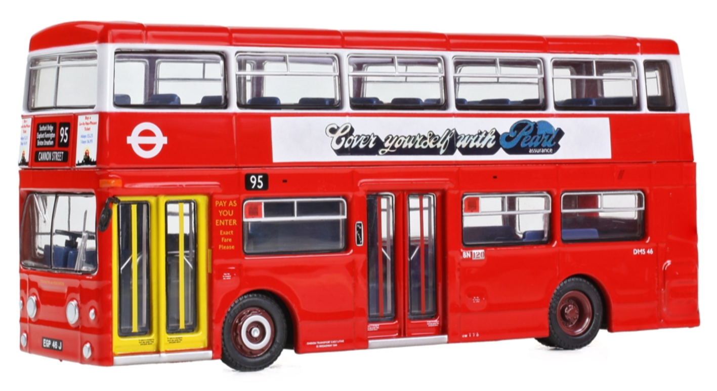 E43004 Daimler Fleetline DMS46 London Transport Route 95 Cannon Street
