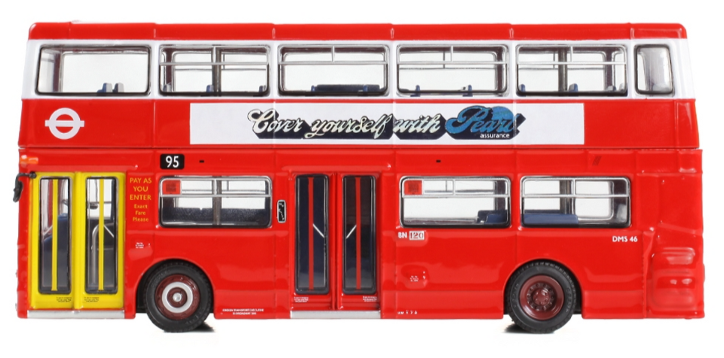 E43004 Daimler Fleetline DMS46 London Transport Route 95 Cannon Street