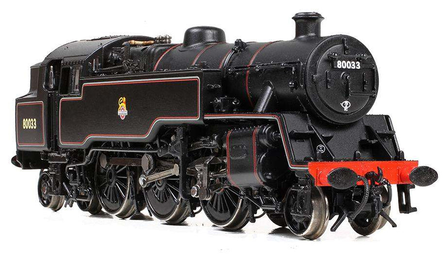 372-535A BR Standard 4MT Tank 80033 BR Lined Black (Early Emblem) Steam Locomotive