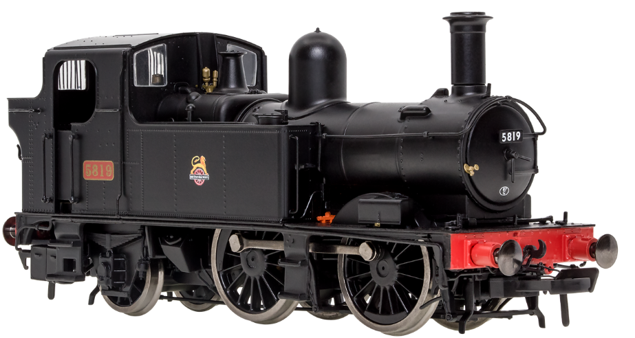 4S-006-051 58XX Class 0-4-2 5819 BR Black Early Crest Steam Locomotive