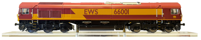 7D-066-001 Class 66 001 EWS Livery Diesel Locomotive