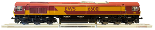 7D-066-001S Class 66 66001 EWS Livery Diesel Locomotive - DCC Sound