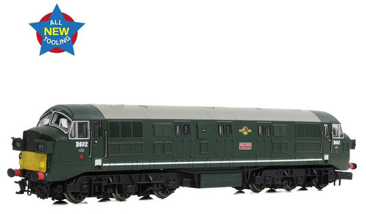 Class 41 'Warship' Headcode Box D602 'Bulldog' BR Green (Small Yellow Panels) Diesel Locomotive