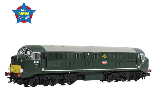 Class 41 'Warship' Disc Headcode D601 'Ark Royal' BR Green (Small Yellow Panels) Diesel Locomotive